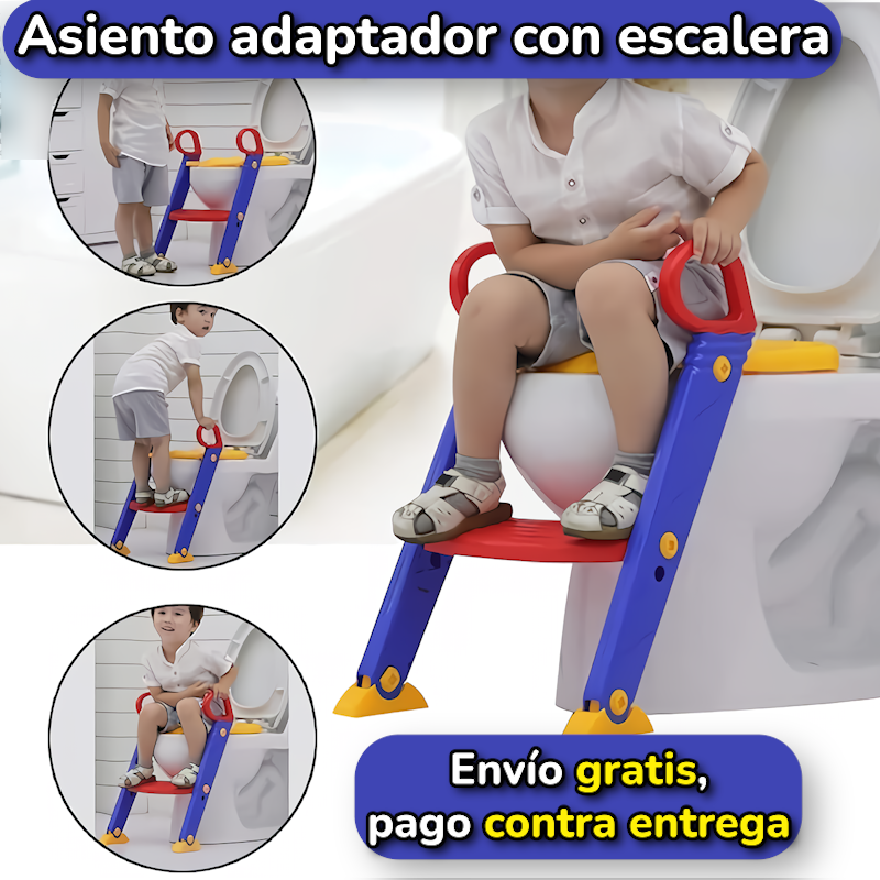 Asiento adaptador con escalera