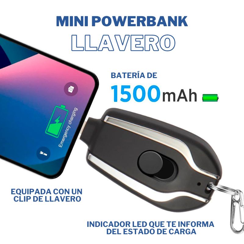 Mini PowerBank llavero