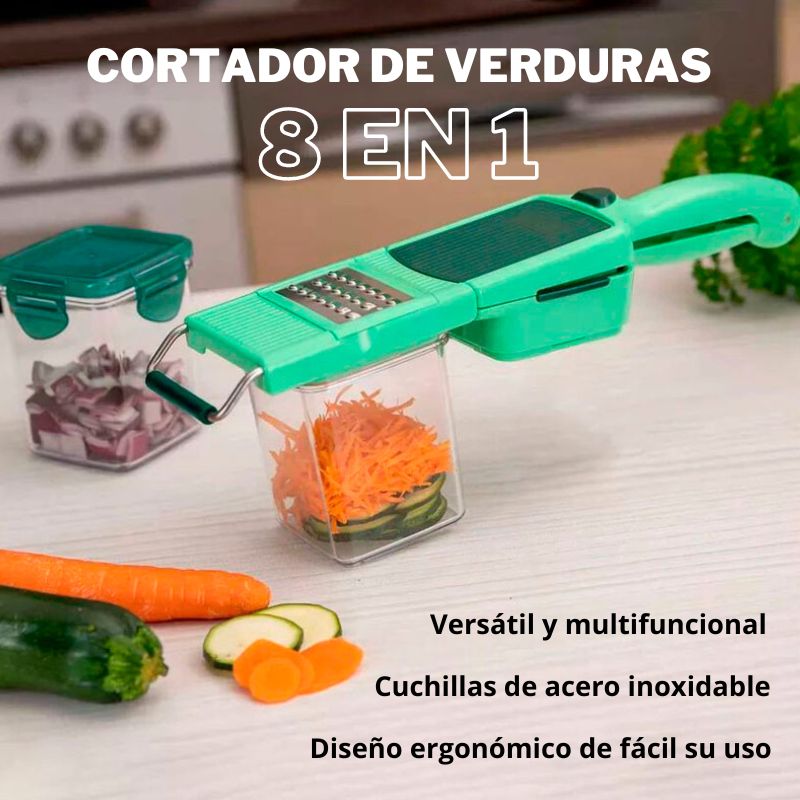 Cortador de verduras 8 en 1