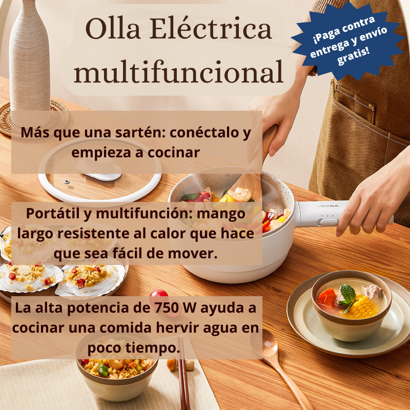 Olla eléctrica multifuncional