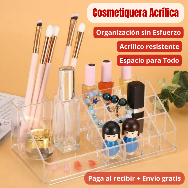 Cosmetiquera acrílica organizadora