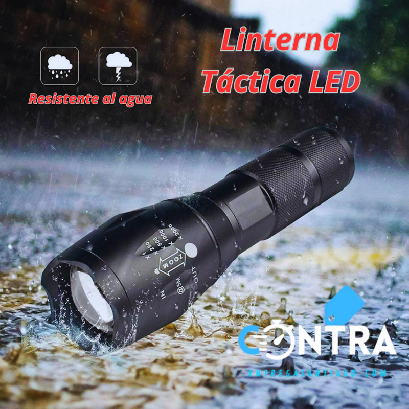 LINTERNA TACTICA LED