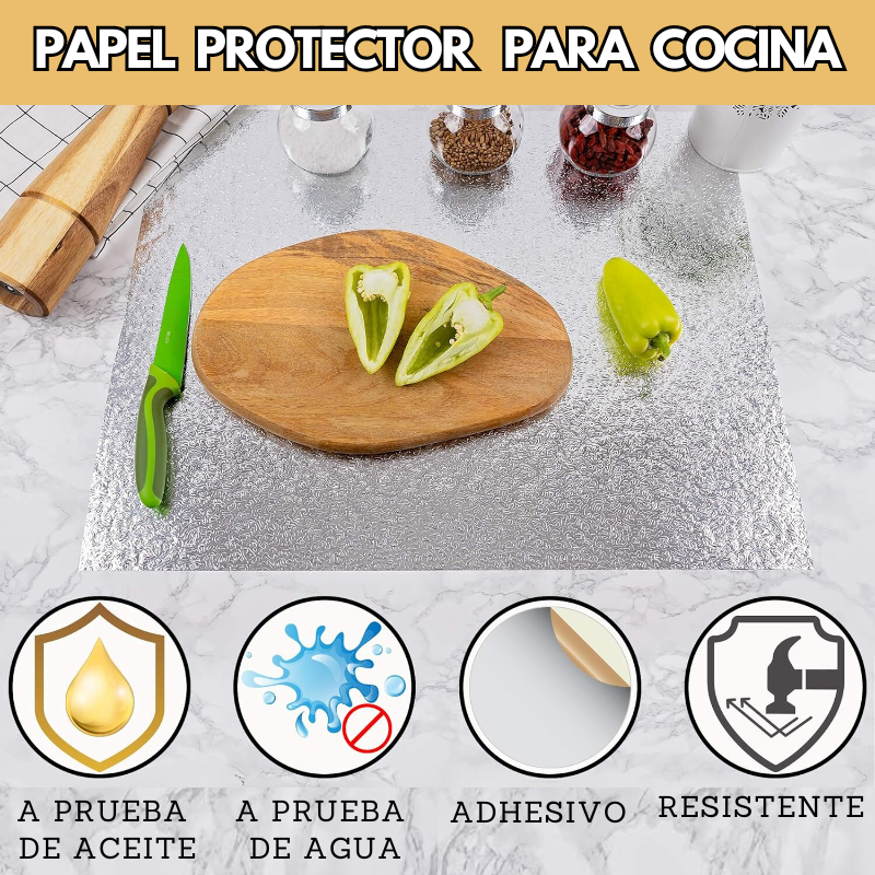 Papel protector para cocina