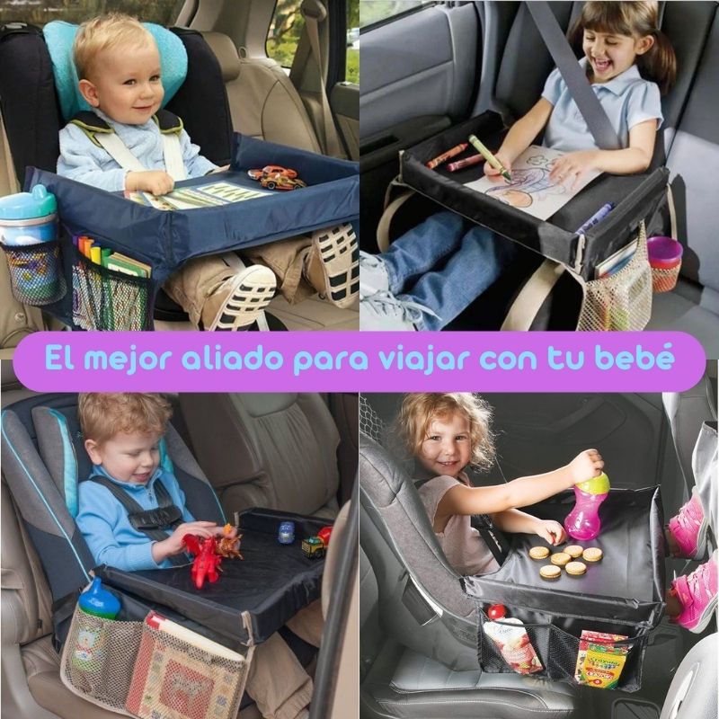 Bandeja viajera para niños