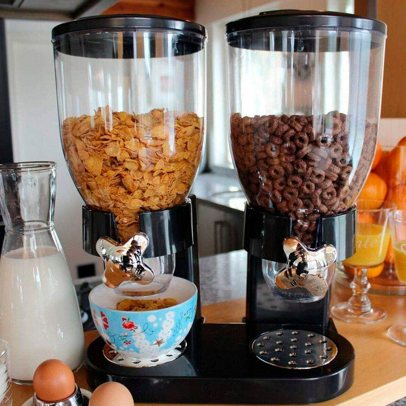 Dispensador doble de cereal