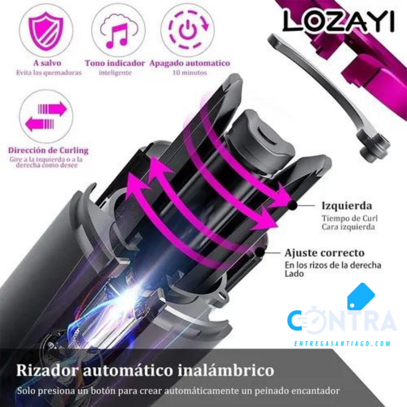 Rizador automático inalámbrico