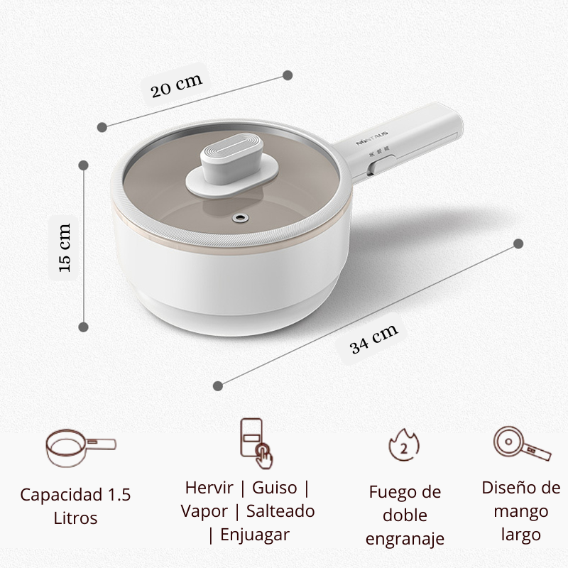 Olla eléctrica multifuncional