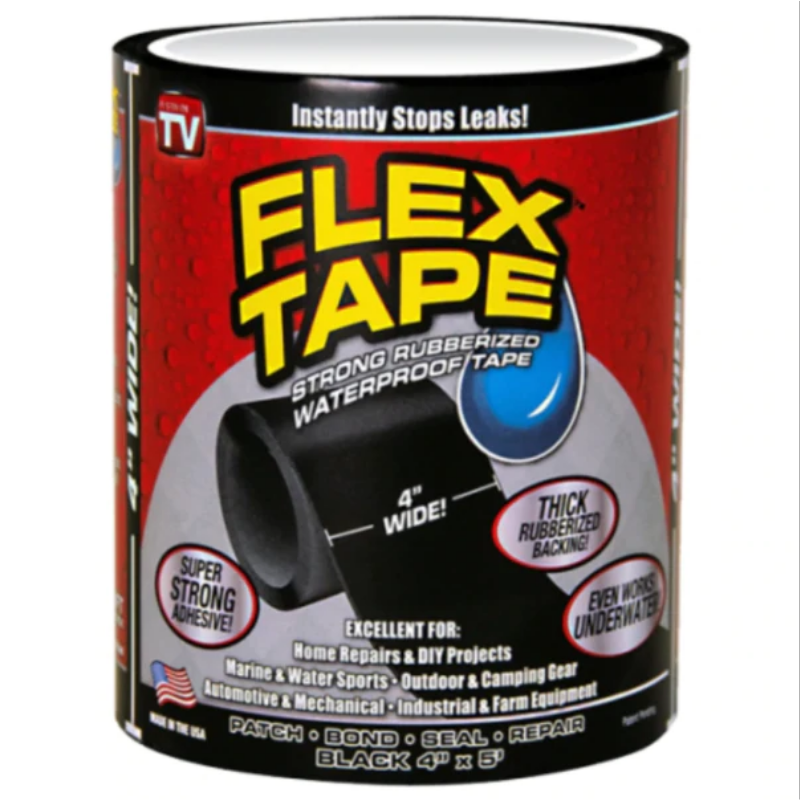 FLEX TAPE (CINTA FLEXIBLE E IMPERMEABLE DE GOMA)