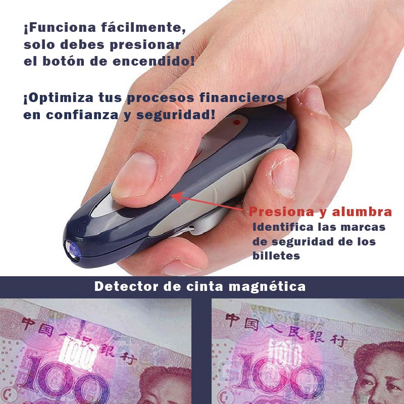 Detector de billetes falsos