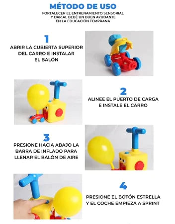 Air Ball - Juguete de globo de energía inercial para niños