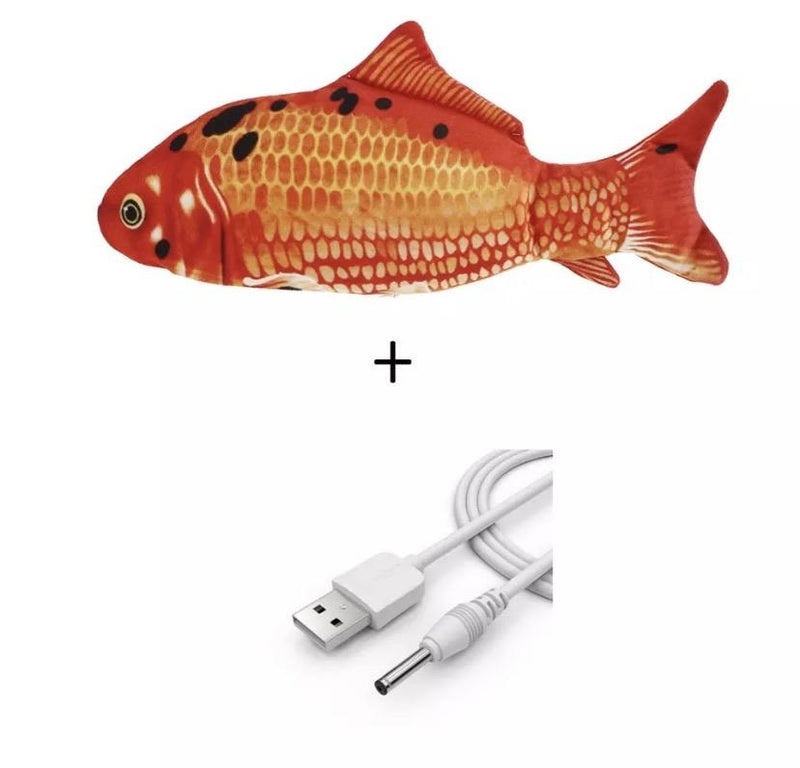 Juguete eléctrico para mascota 3D Fish