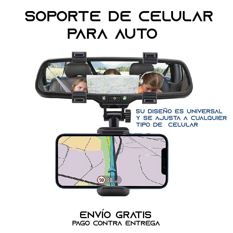 Soporte de Celular para Retrovisor